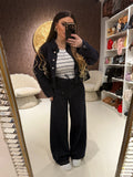 Completo Elastic Denim scuro