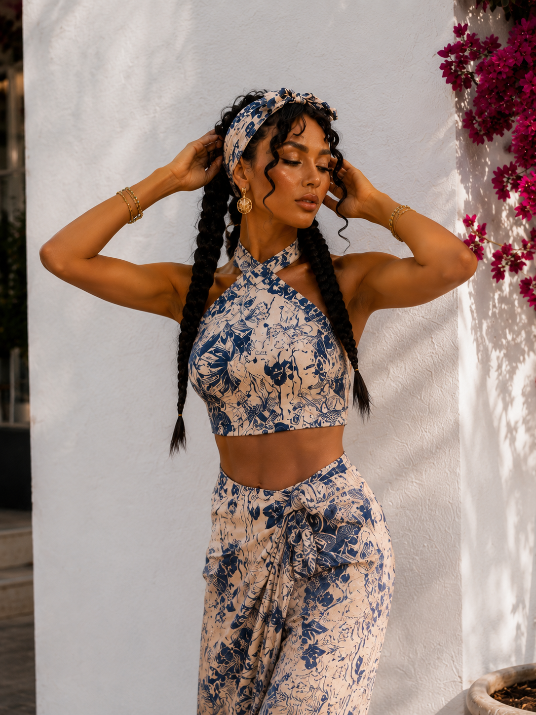 Completo Amalfi Blu Beige