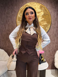 Completo a righe con Top tre colori