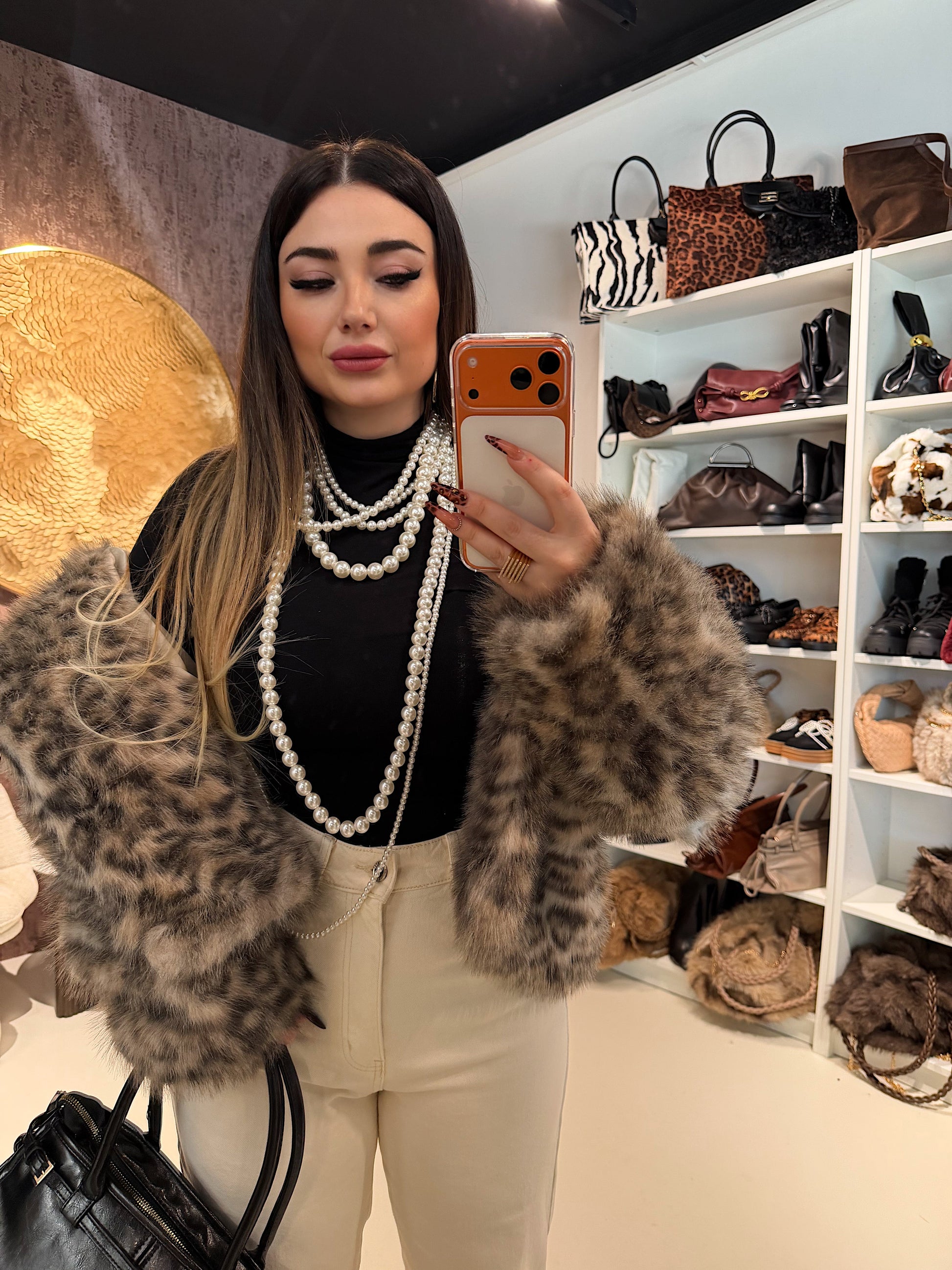 Eco pelliccia animalier