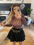 Body animalier con V
