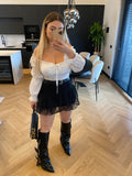 Gonna in tulle nera