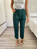 Completo giacca e pantalone verde bottiglia