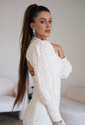 Coda extra long 90cm liscia con Coulisse vari colori