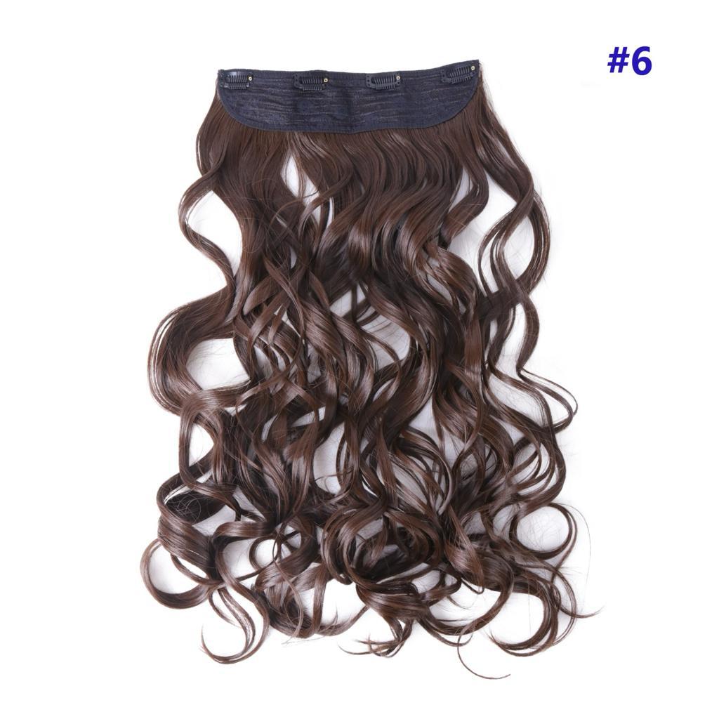 Extension clip mossa castano naturale Superior Quality