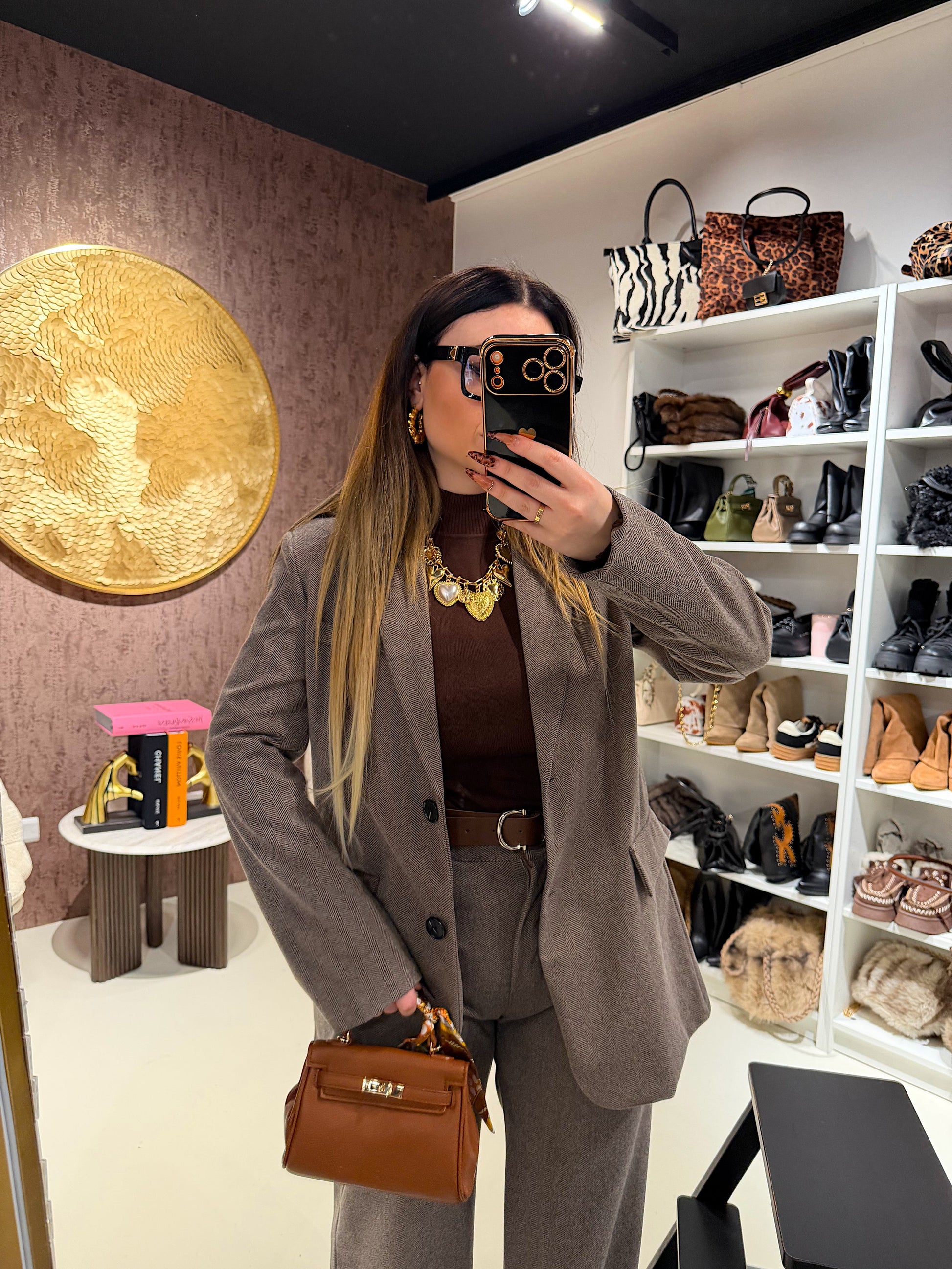 Blazer in tweed