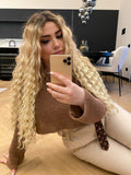 Clip Extension Riccia Biondo platino