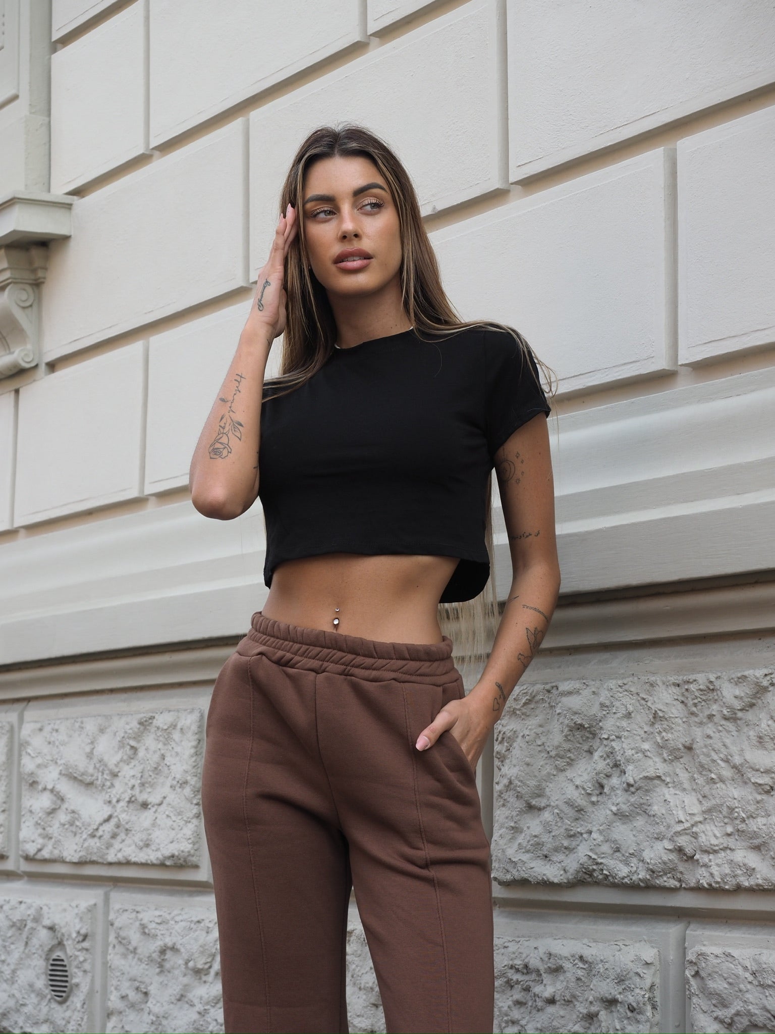 Maglia basic nera