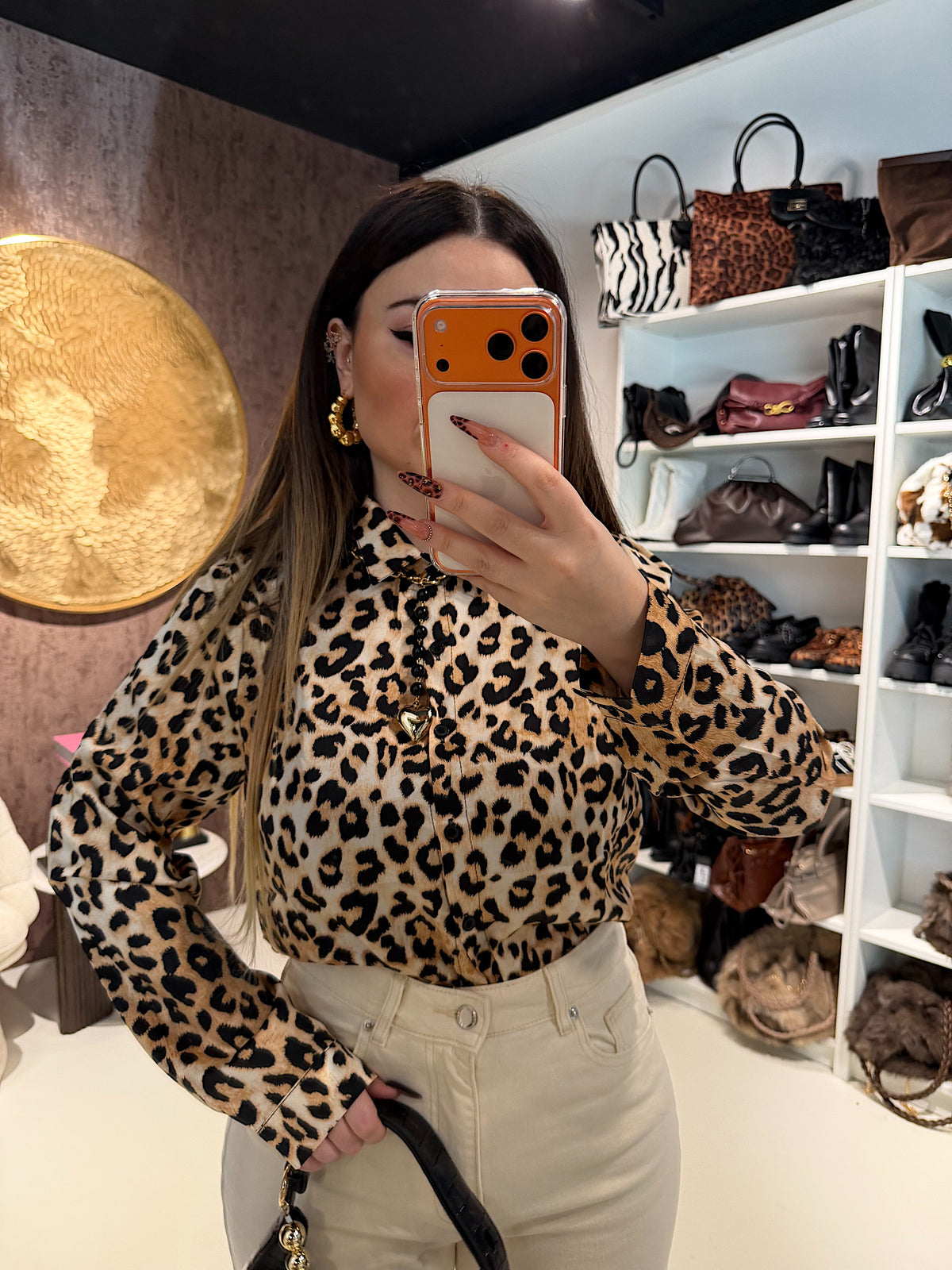 Camicia animalier