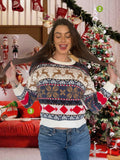 Maglione Christamas renne blu