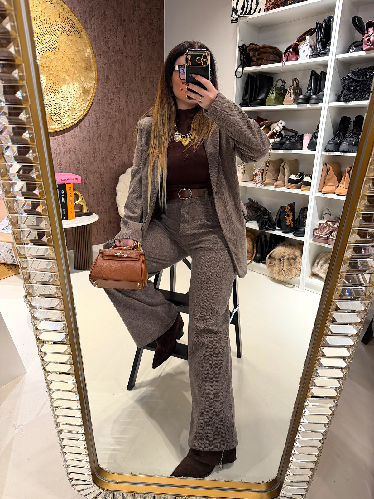 Pantalone city con cintura