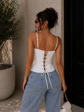 Corsetto  Lace Button con Lacci Posteriori