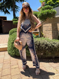 Completo top e pantalone bandana