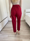 Completo giacca e pantalone bordeaux