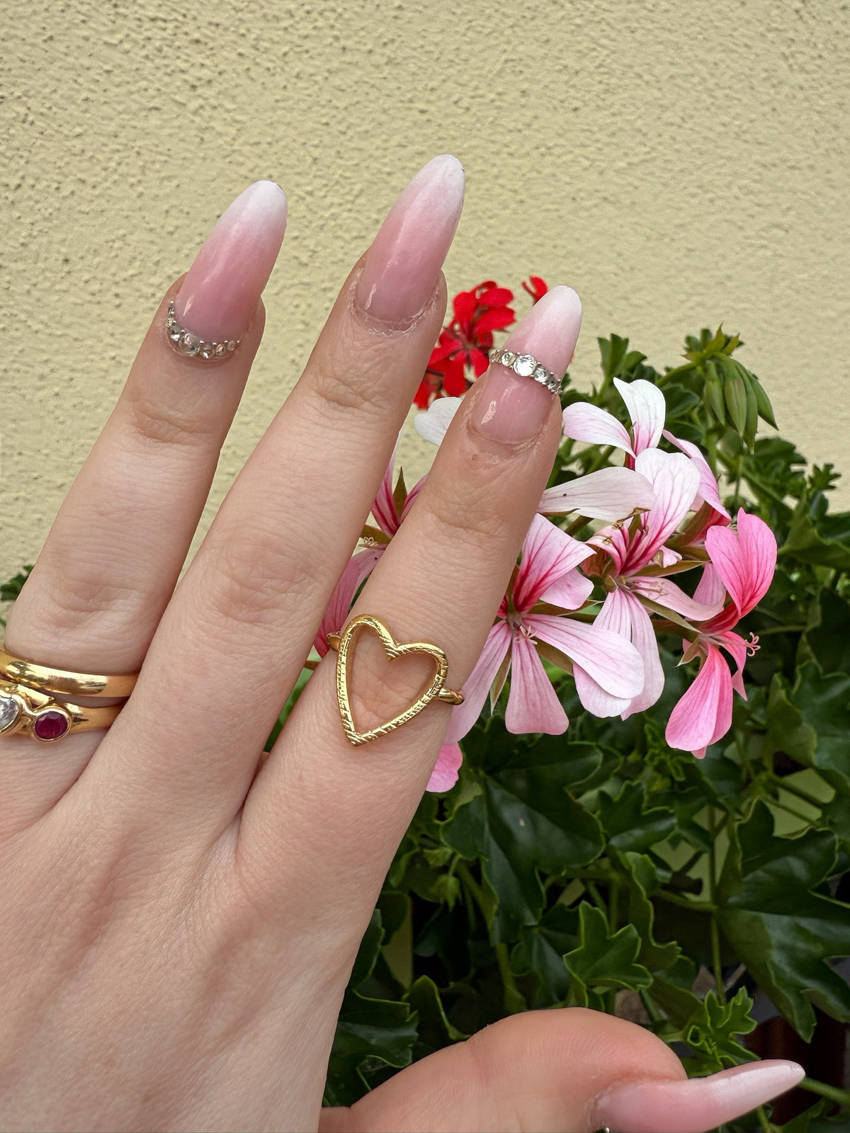 Anello cuore oro