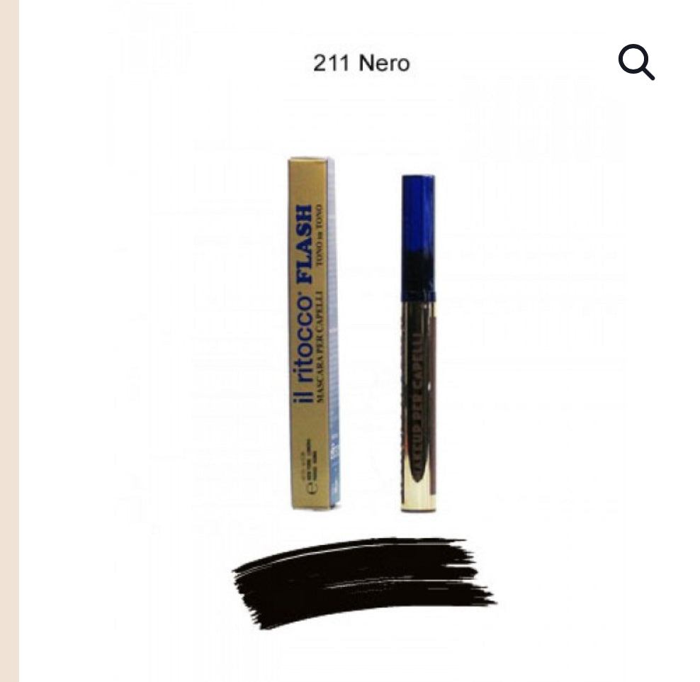 Mascara per capelli ritocco flash