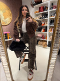 Jeans balloon animalier