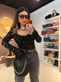 Top in Pizzo con Dettaglio Bustier