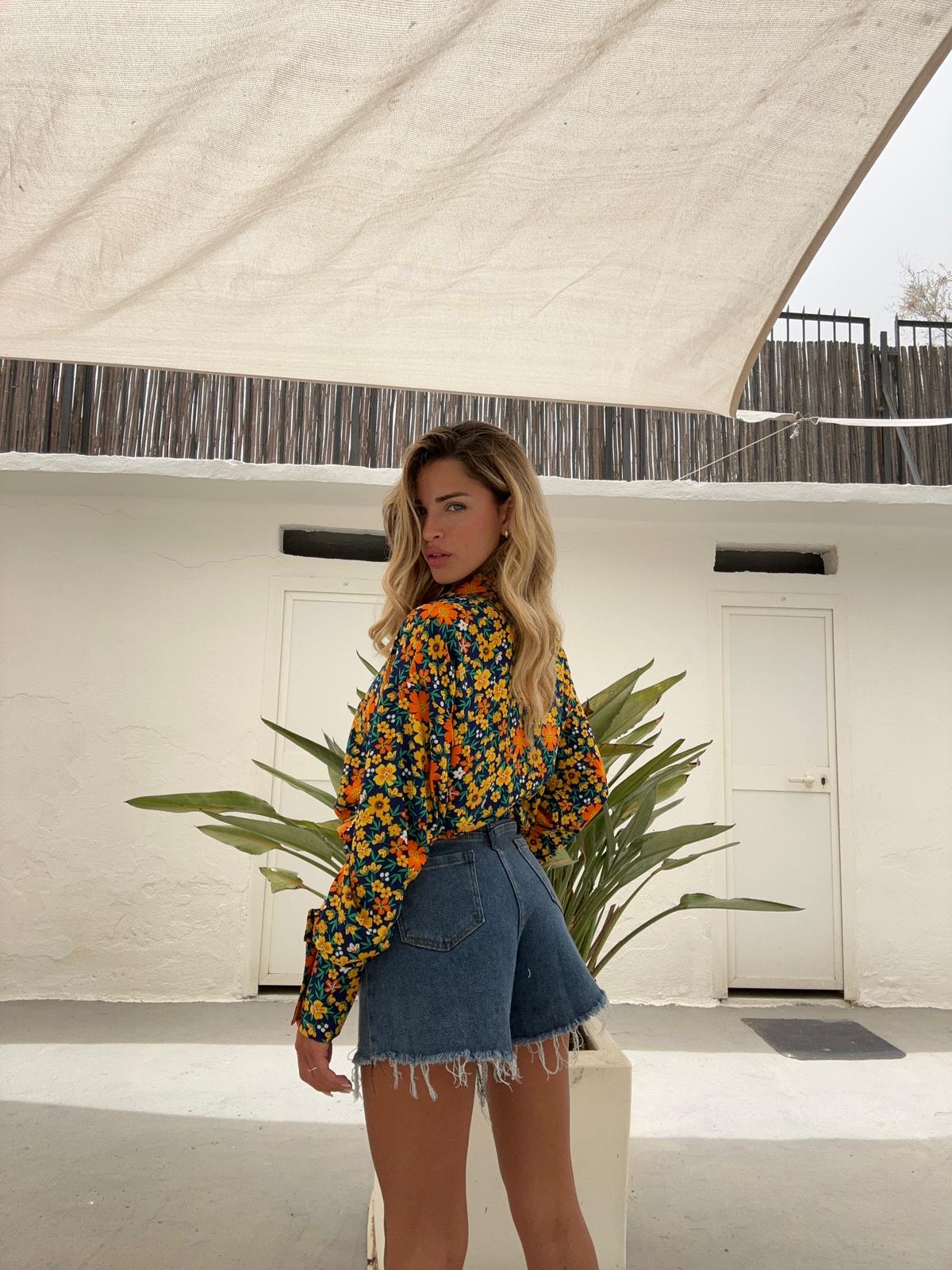 Camicia a fiori