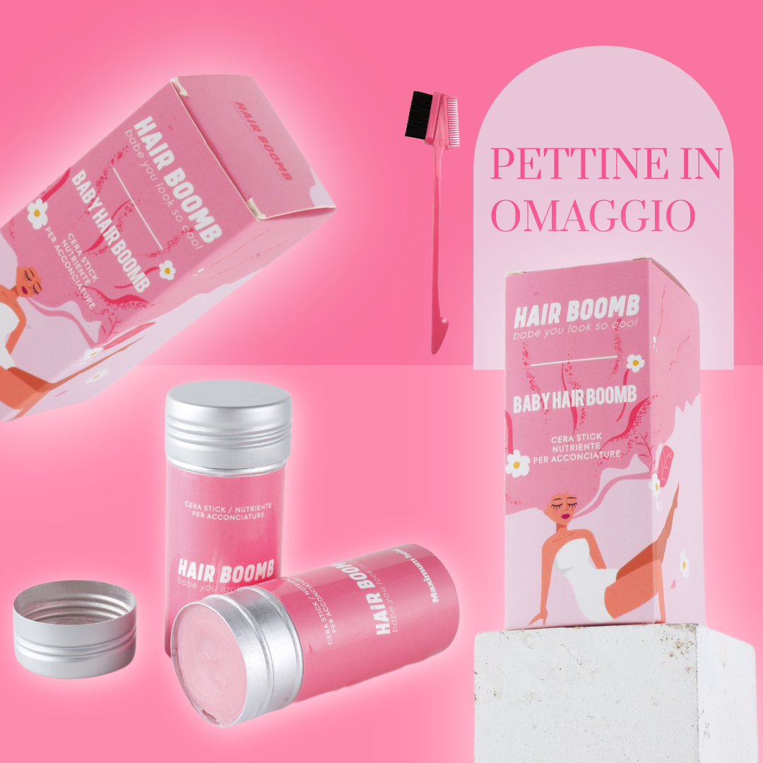 Cera Stick Baby hair per una coda perfetta + pettine in omaggio