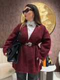 Cardigan Morbido Effetto Pelliccia