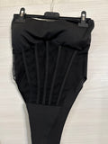 Body corsetto nero