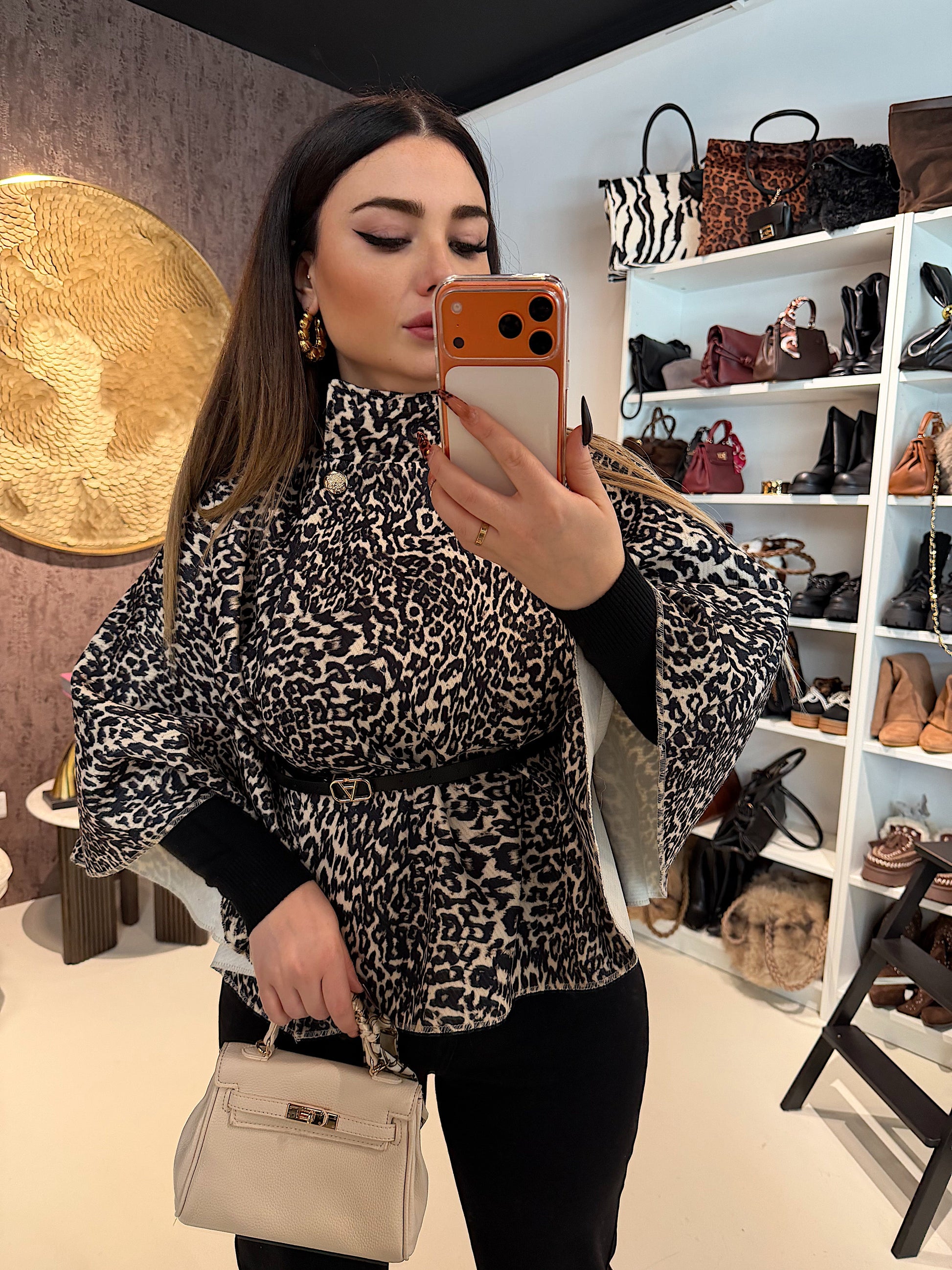Cappa autumn con cinturina