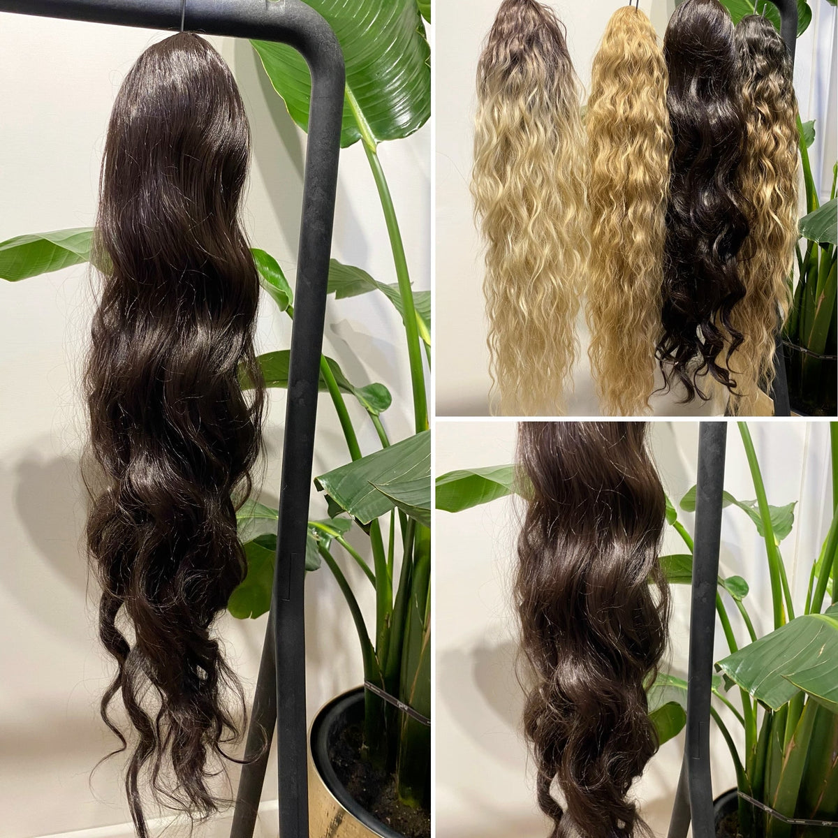 Coda mossa con Coulisse Castano Scuro MQ