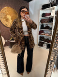 Giacca  animalier con fodera interna