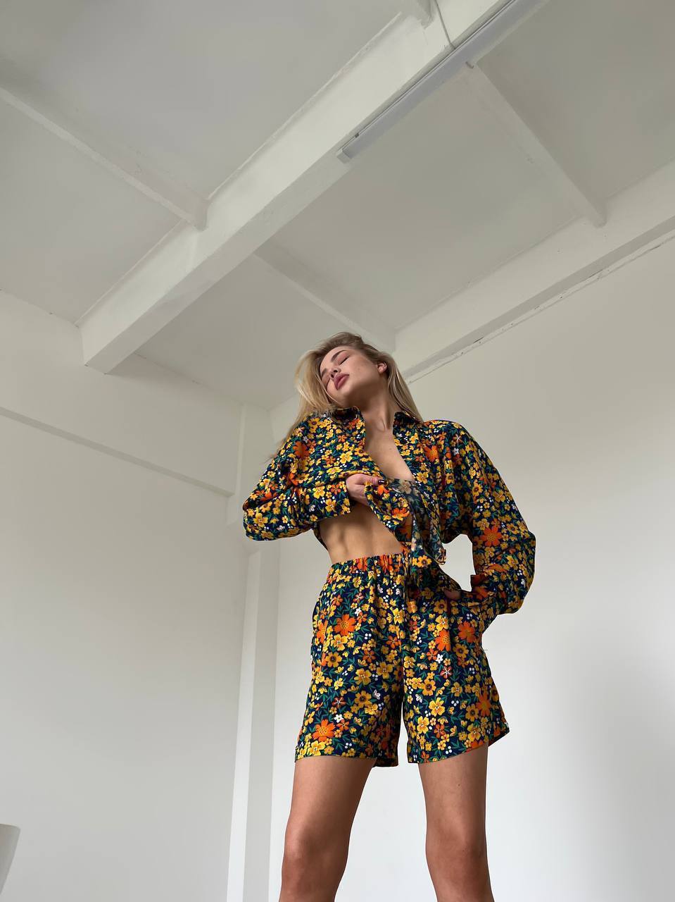 Camicia a fiori
