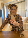 Set top e gonna in velo animalier