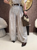 Completo camicia e pantalone stone con cintura