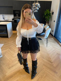 Gonna in tulle nera