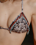 Bikini nature con frange