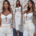 Body bianco in pizzo
