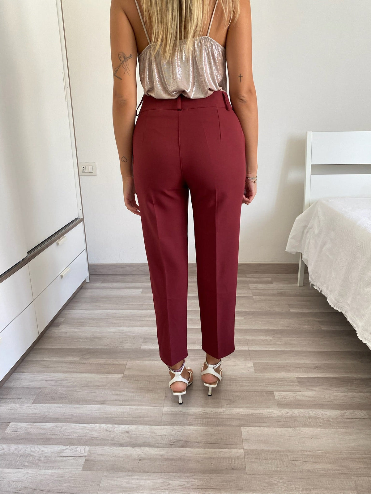 Completo doppio petto bordeaux
