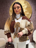 Cardigan a trecce