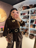 Completo in ciniglia camicia e pantalone