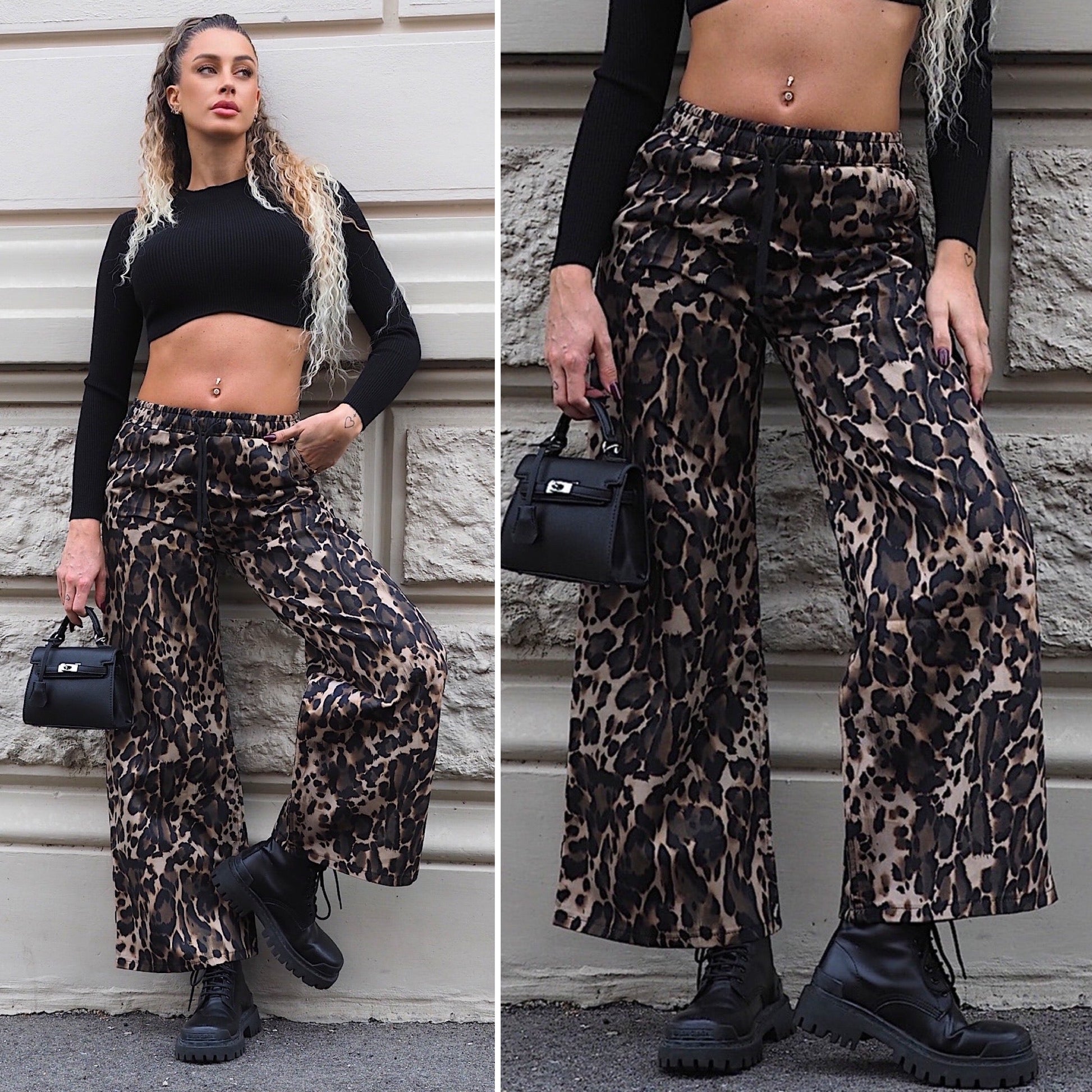Pantalone animalier dark