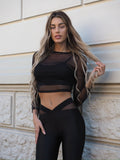 Blusa in velo con top