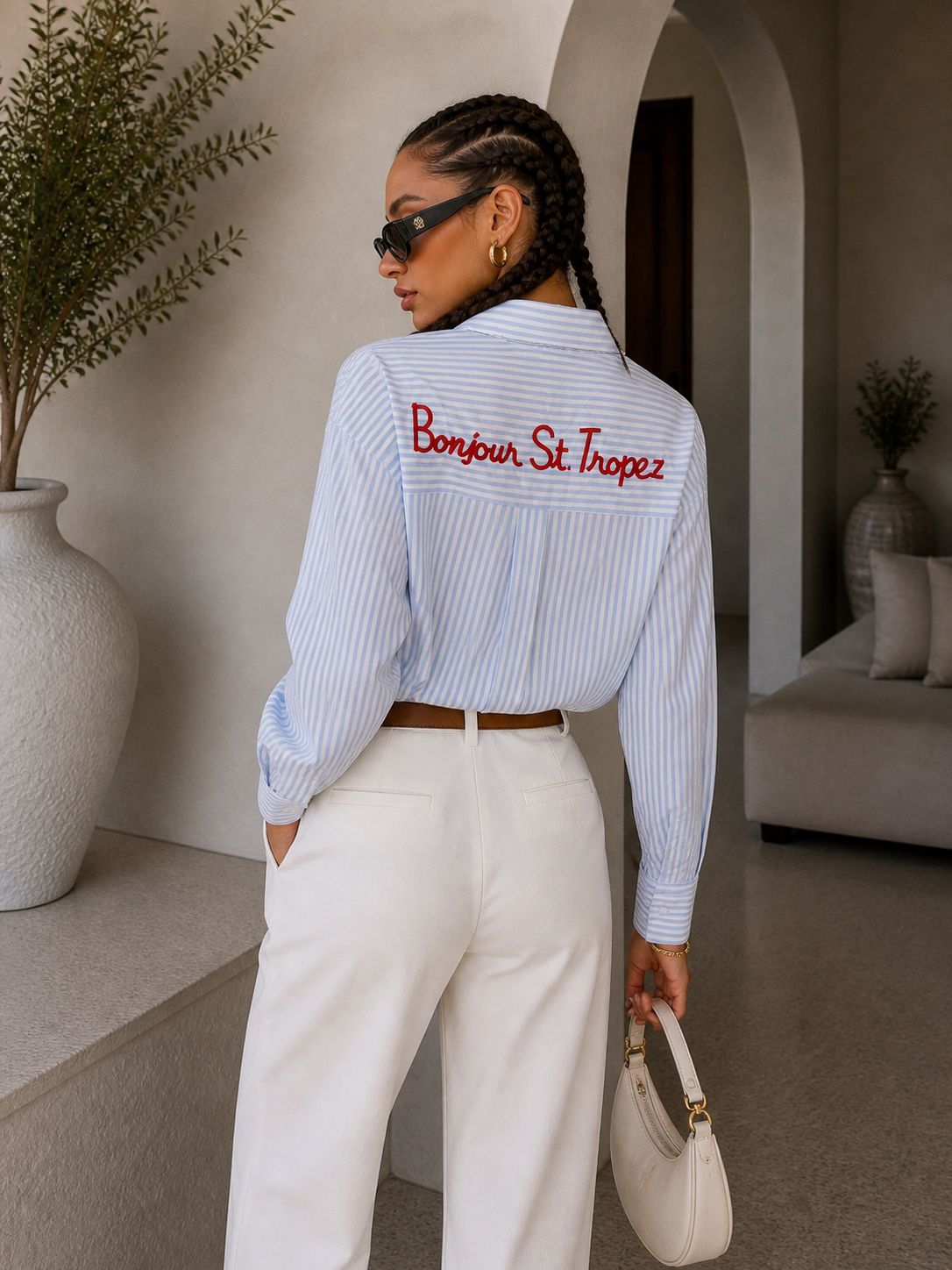 Camicia Bonjour saint Tropez