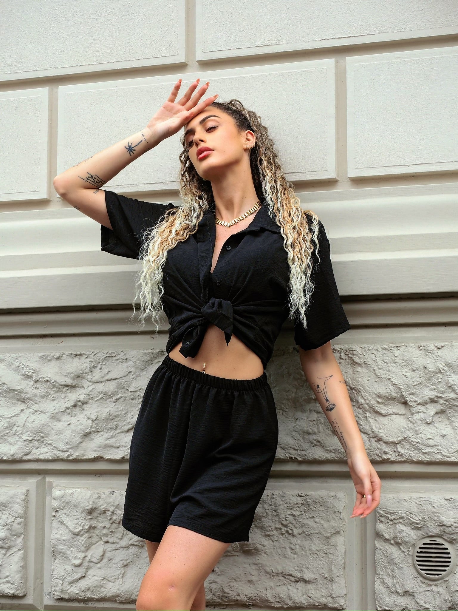 Completo tre pezzi nero