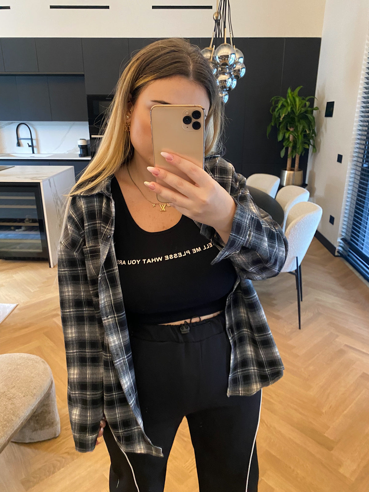 Camicia check più canotta