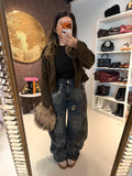 Jeans Ballon con Catenina