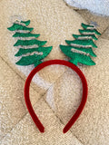 Cerchietto Albero e glitter