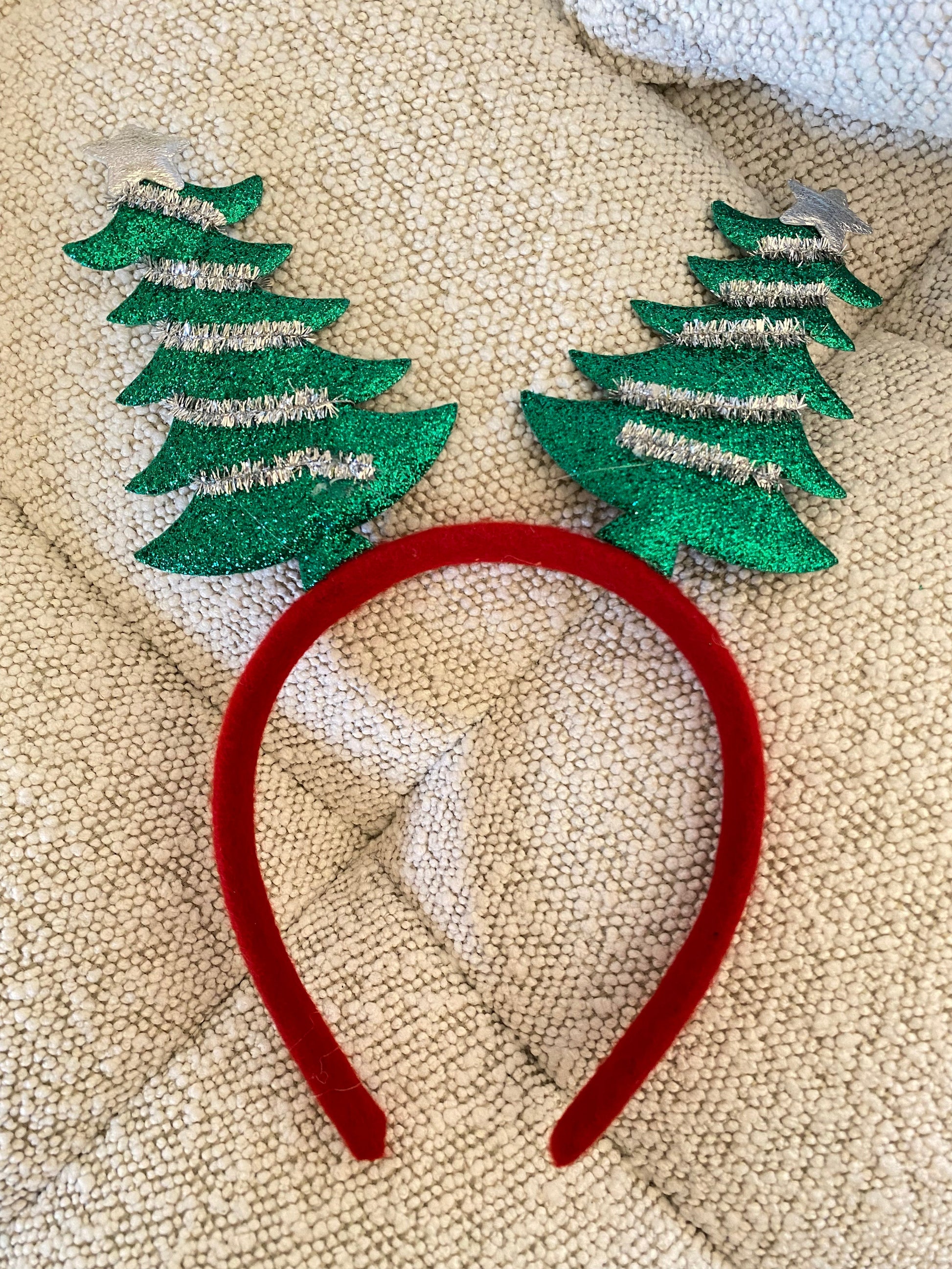 Cerchietto Albero e glitter