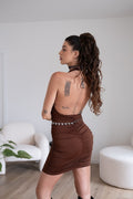 Coda #t1b/30 Riccio Morbido con Coulisse Castano Degradè