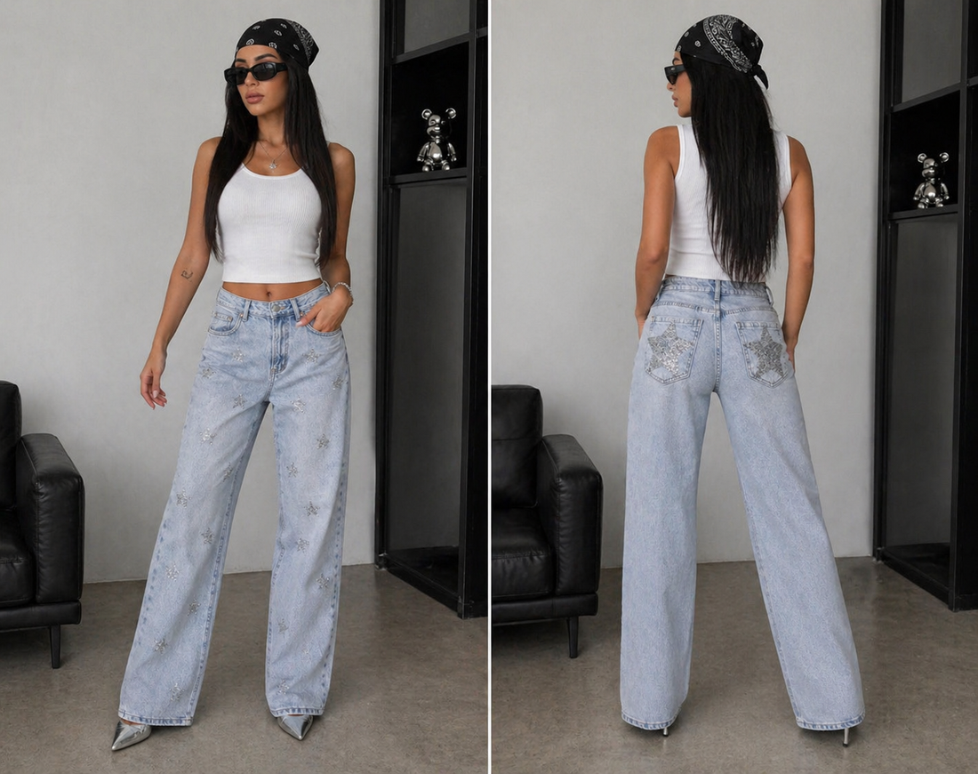 Jeans star  brillantini