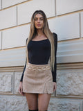 Gonna pantalone Camel