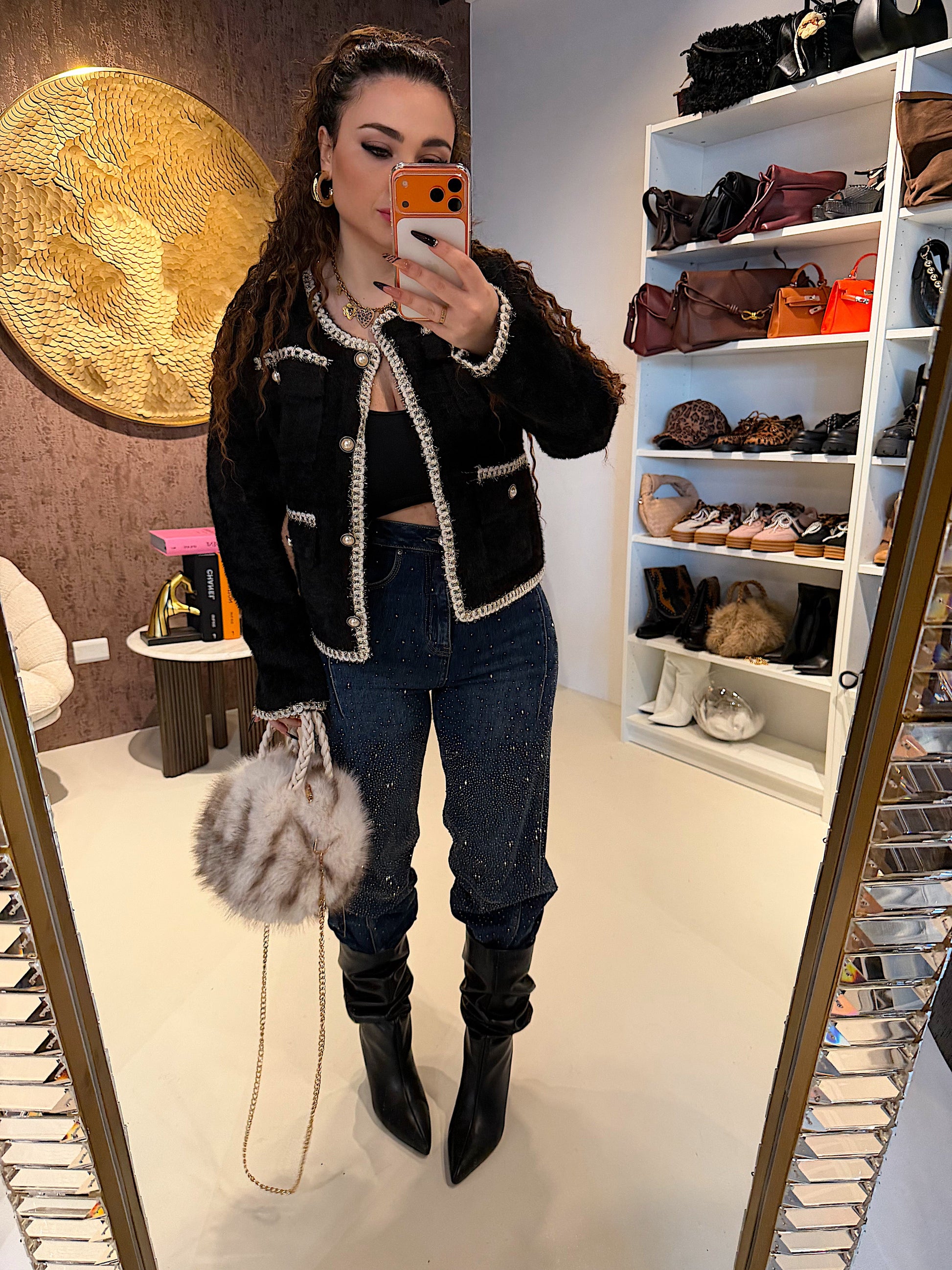 Cardigan con bottoni